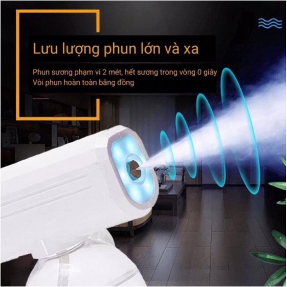 Súng Xịt Khử Khuẩn Nano / K5 / K6 Diệt Khuẩn 100% Máy Diệt Khuẩn Cầm Tay,Súng Xịt Khử Khuẩn Nano