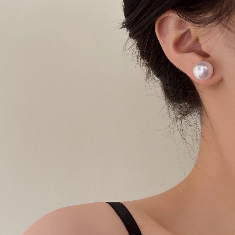 Khuyên Tai Đính Ngọc Trai Phong Cách Retro Thời Trang Cho Nữ