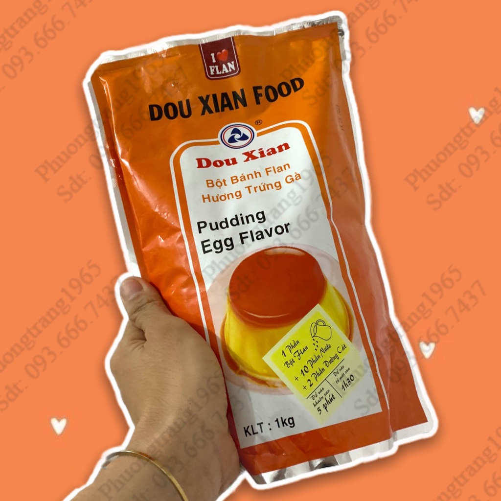 Bột Pudding Douxian 1kg (Đủ Vị)
