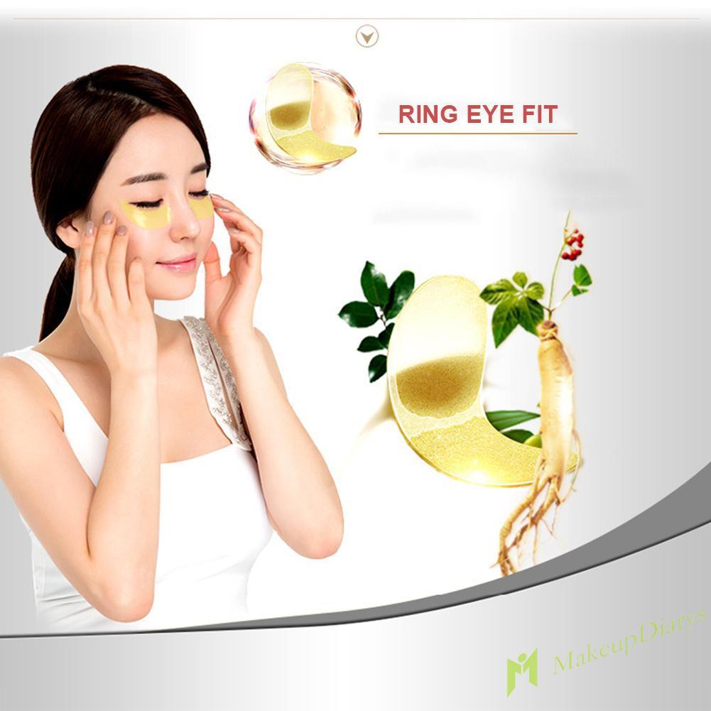 Bộ 2 mặt nạ Collagen loại bỏ quầng thâm mắt màu vàng