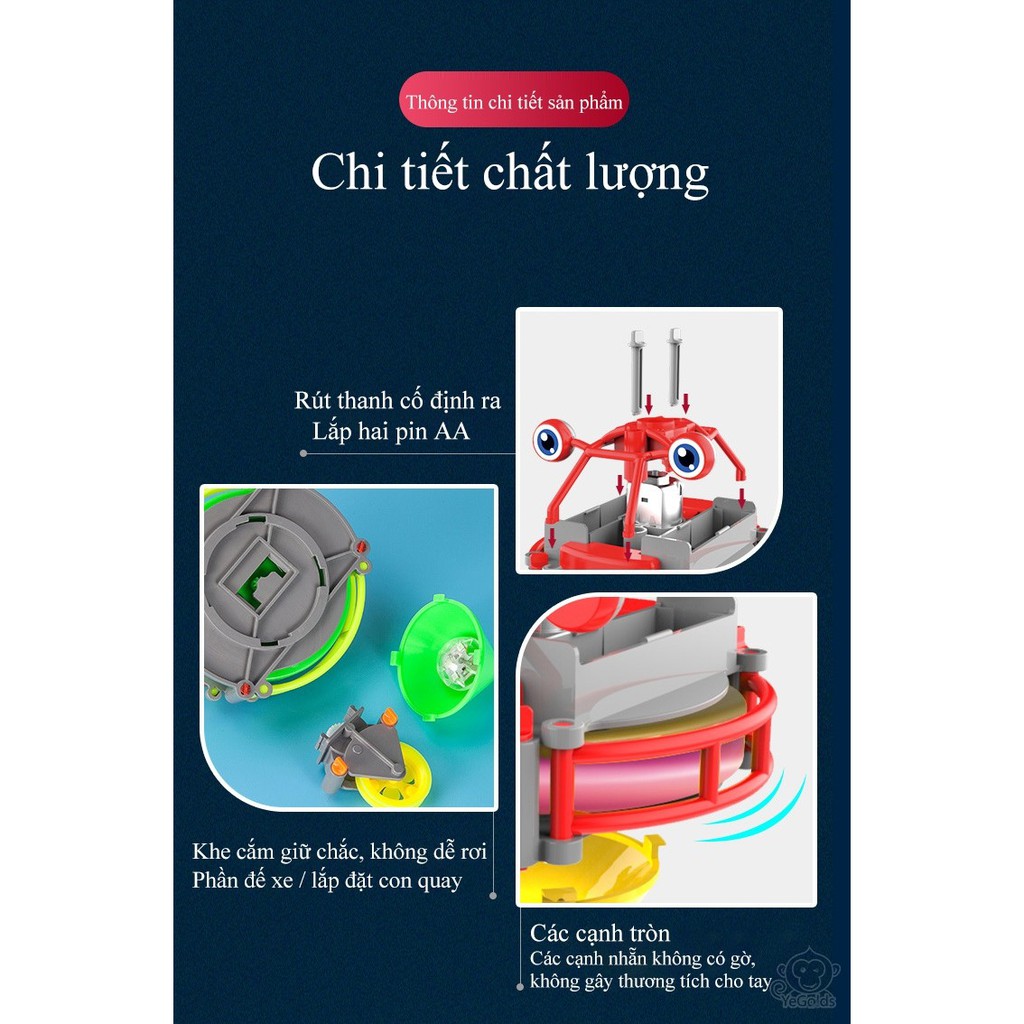 Robot lật đật xe 1 bánh, hai hình dạng, thăng bằng không ngã - Home and Garden