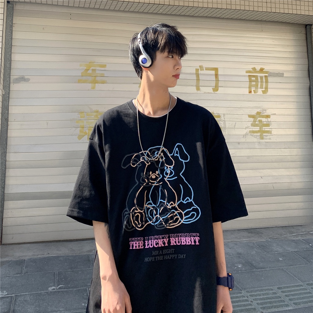 áo thun phông rộng tay lỡ UNISEX nam nữ free size 42-70kg