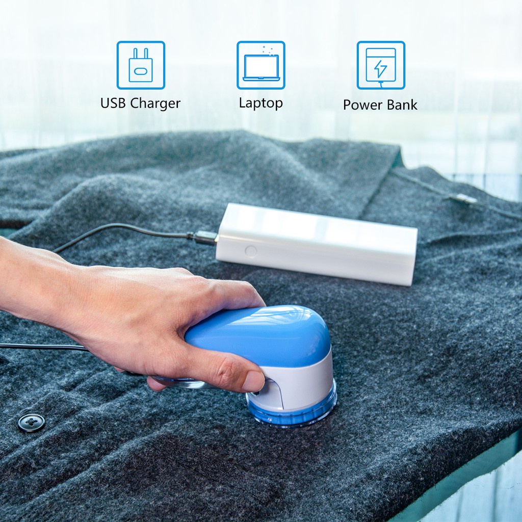 Máy Cắt Vải/Sơ Vải Chạy Điện Sạc Cổng Usb Cầm Tay Tiện Dụng