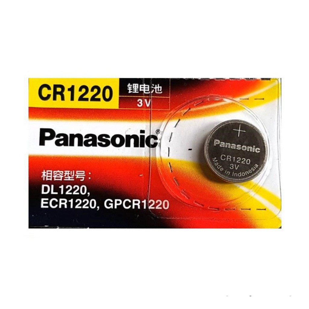 01 viên Pin cúc Panasonic CR1632, CR1620, CR1616, CR1220,CR2016,CR2025,CR2032 - Panasonic Lithium 3V