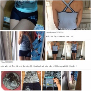 Đồ bơi nữ dạng quần short có họa tiết hoa - B12-X