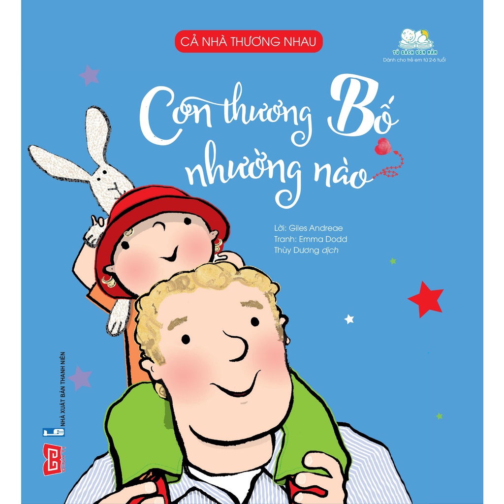 Sách - Cả nhà thương nhau - Con thương bố mẹ nhiều - Đinh Tị Books