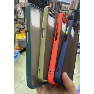 Ốp realme 9t 2020 nhám viền màu