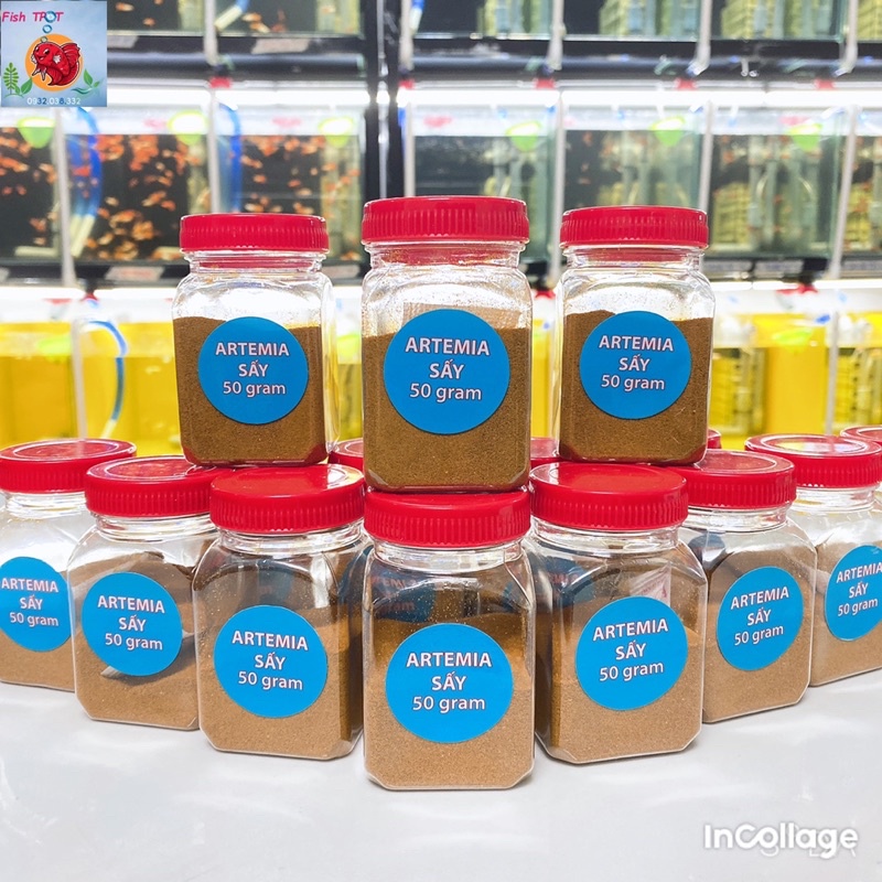 Artemia Sấy Khô Thức Ăn Cho Cá Bảy Màu
