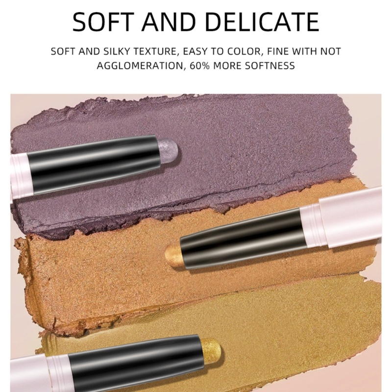 Phấn Mắt Dạng Bút Màu Lì / Nhũ Bắt Sáng Kháng Nước Lâu Trôi