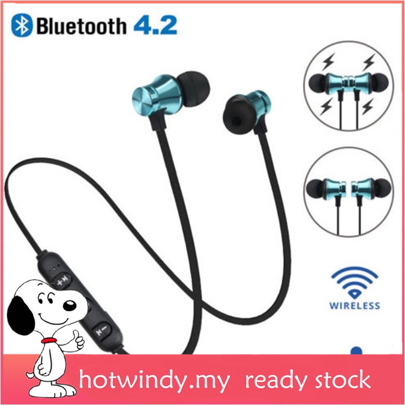 Tai Nghe Bluetooth 4.2 Xt11 Có Nam Châm Thiết Kế Thể Thao Năng Động