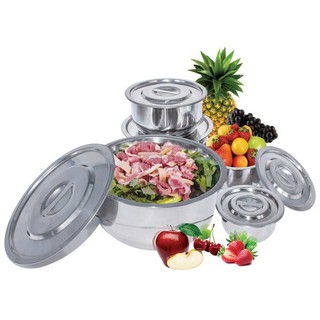 Mishio - bộ 8 nồi inox có xửng mk 204