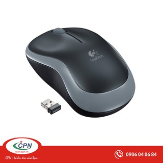 Chuột vi tính quang không dây Logitech M185 - swift grey, AA