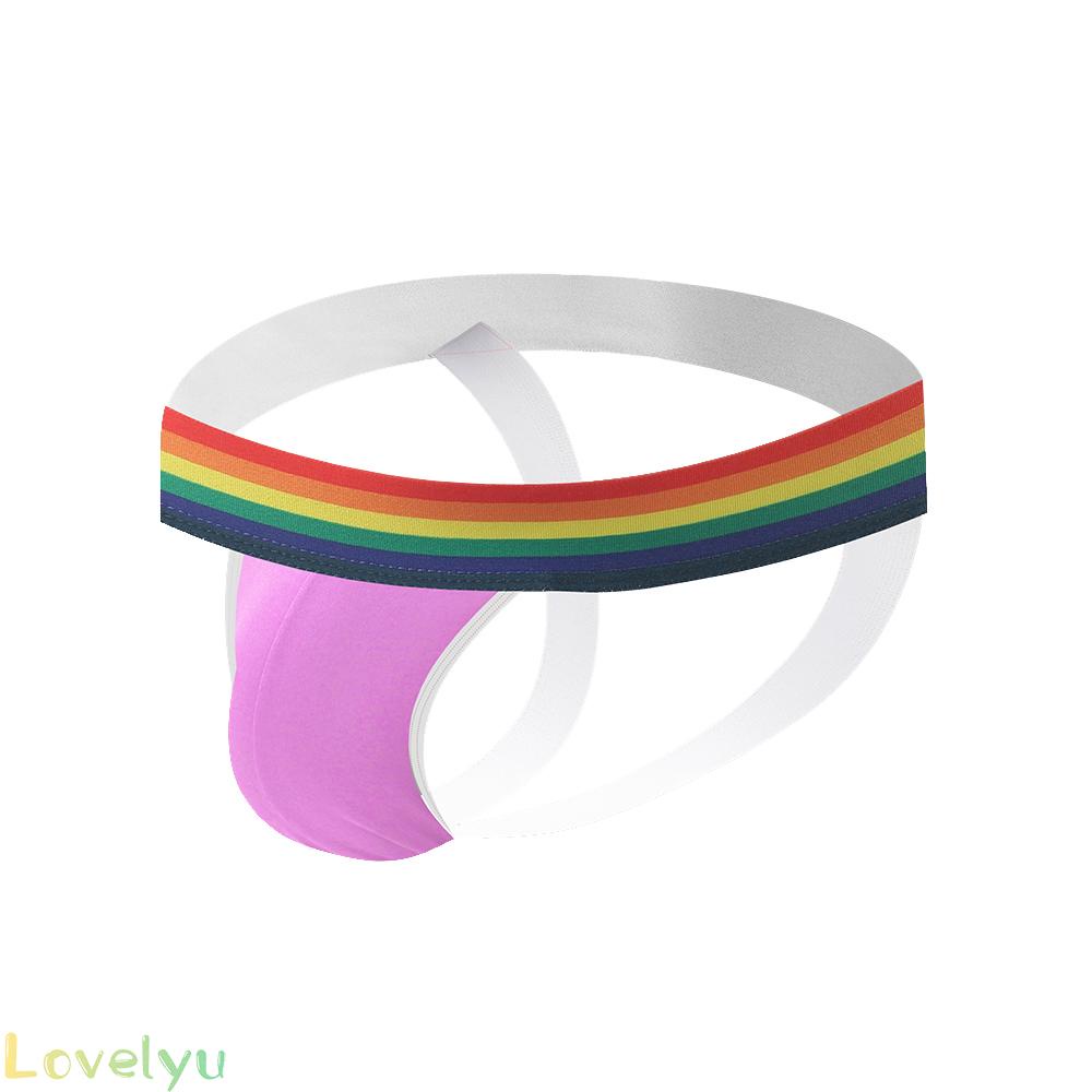 &lt;READY STOCK&gt;Men's Jock Strap Breathable Underwear Backless Jockstrap Briefs Underpants Thong100% brand new！