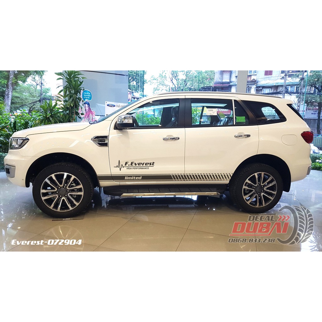 5 mẫu tem sport trang trí xe everest HOT