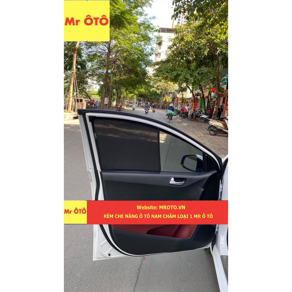 Rèm Che Nắng Xe Hyundai I10 Hatback  2012-2020 chống UV Hàng Loại 1 Mr Ô Tô -Bảo Hành 2 Năm