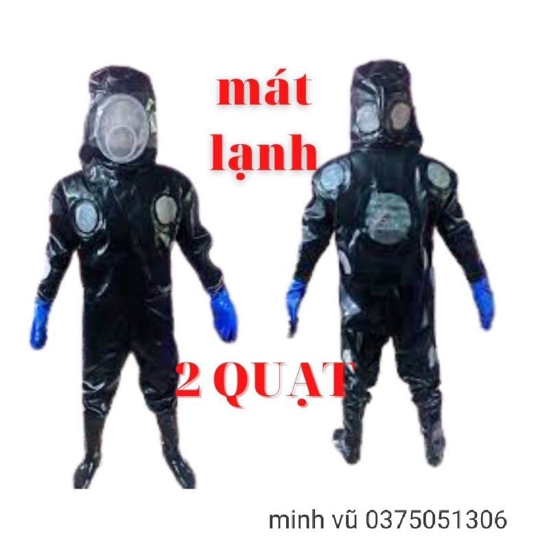 bộ quần áo bắt ong da liền ủng có quạt mát độ bền cao trống trơn trượt