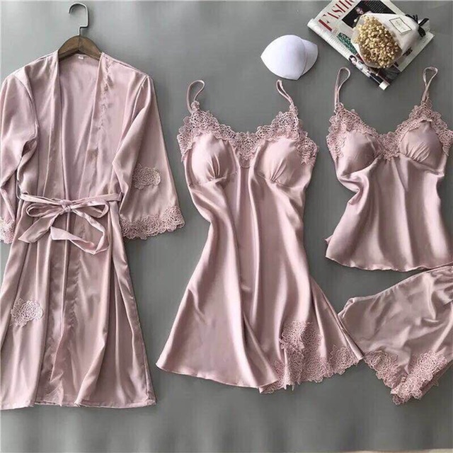 Đồ ngủ 4 món cao cấp