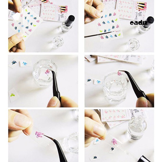 [Hàng mới về] Set 50 Tấm Decal Chuyển Nước Dán Móng Nghệ Thuật