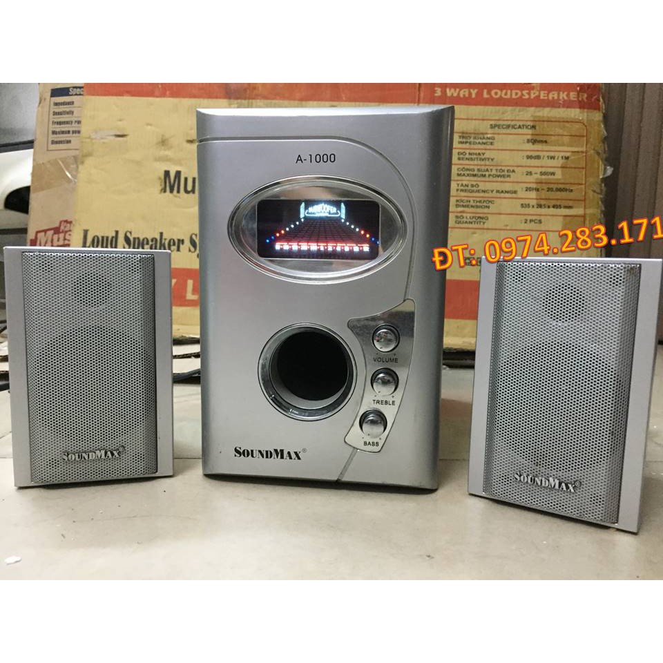 Loa nghe nhạc Soundmax A1000 có màn hình