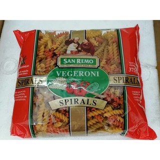 [375g – SPIRALS] Nui rau củ xoắn 121 [Australia] SAN REMO Spirals Vegeroni Pasta (halal)