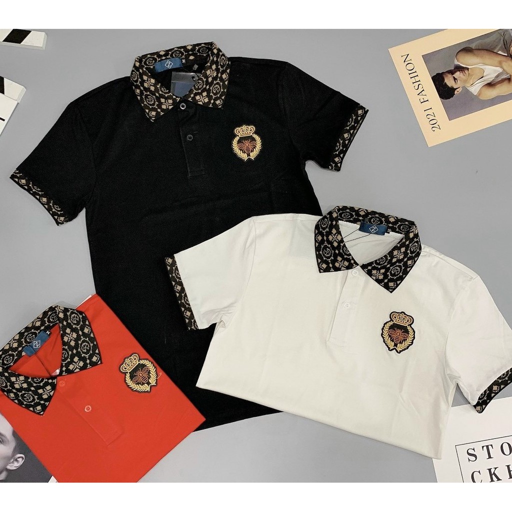 Áo Thun Nam Tay Ngắn Cổ Trụ 100% COTTON Phong Cách Trẻ Trung Thời Trang hàng gốc giá xưởng may (44-72KG)