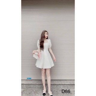 Đầm trắng tiểu thư - d86