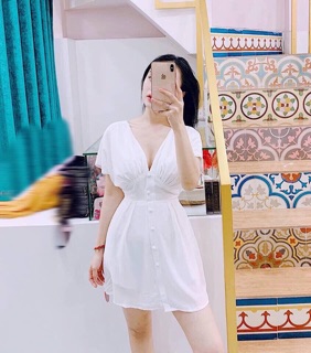 JUMPSUIT CÁNH DƠI NÚT BỌC