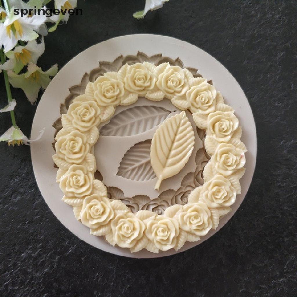 1 Khuôn Làm Bánh / Sô Cô La Hình Hoa Hồng Bằng Silicone Diy