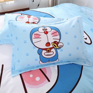 Bộ Drap & Chăn Phao Cotton Tina - Doreamon