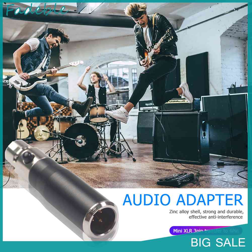 Cáp Chuyển Đổi Âm Thanh XLR 3 Pin Sang Mini XLR 4 Pin