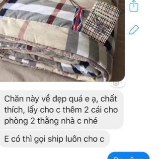 Chăn buberry hàng đẹp