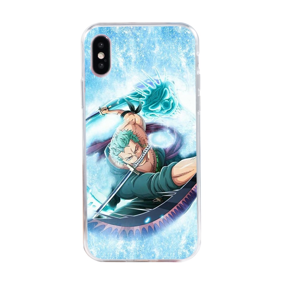 Ốp Điện Thoại TPU Silicon Mềm Hình Anime One Piece Cho iphone x iphone xs 11 pro