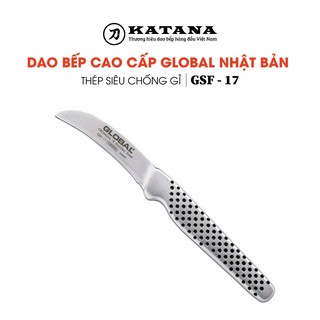 Dao bếp Nhật cao cấp Global GSF17 Peeling Knife, Curved - Dao bóc gọt hoa quả