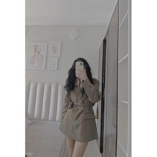 BLAZER KÈM ĐAI TÚI HOT