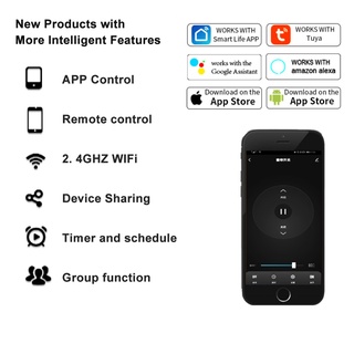 Tuya Smart Switch Wifi RF433 Wireless Switch Blind Curtain Switch With Remote Control Work With Google Home Alexa Smart Home