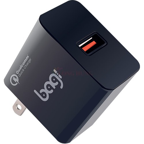 Cốc sạc Bagi QC 3.0 2A 1USB CE-M30 2019 - Hàng chính hãng