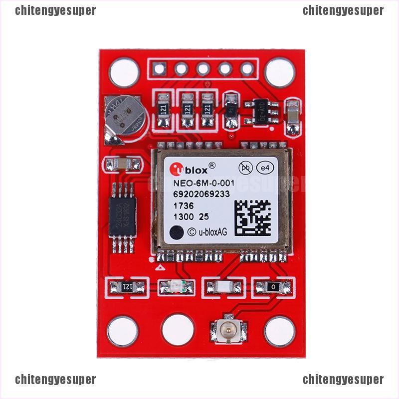 Chitengyesuper  GY-NEO6MV2 NEO-6M gps module NEO6MV2 board red CGS