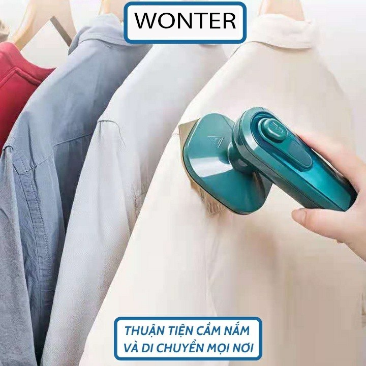 Bàn Là Hơi Nước Cầm Tay Mini , Bàn ủi hơi nước công suất 33W mẫu mới 2021