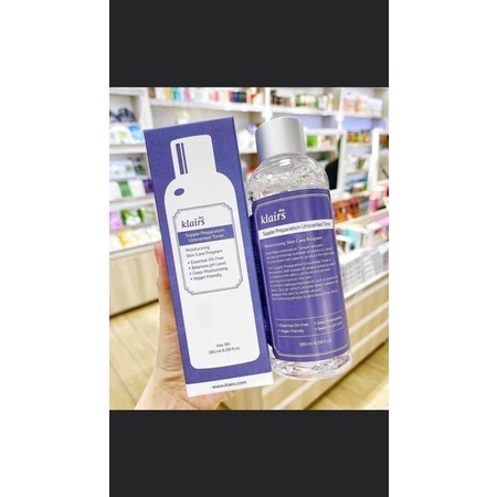 NƯỚC HOA HỒNG KLAIRS SUPPLE PREPARATION UNSCENTED / FACIAL TONER [ CÓ MÙI / KHÔNG MÙI
