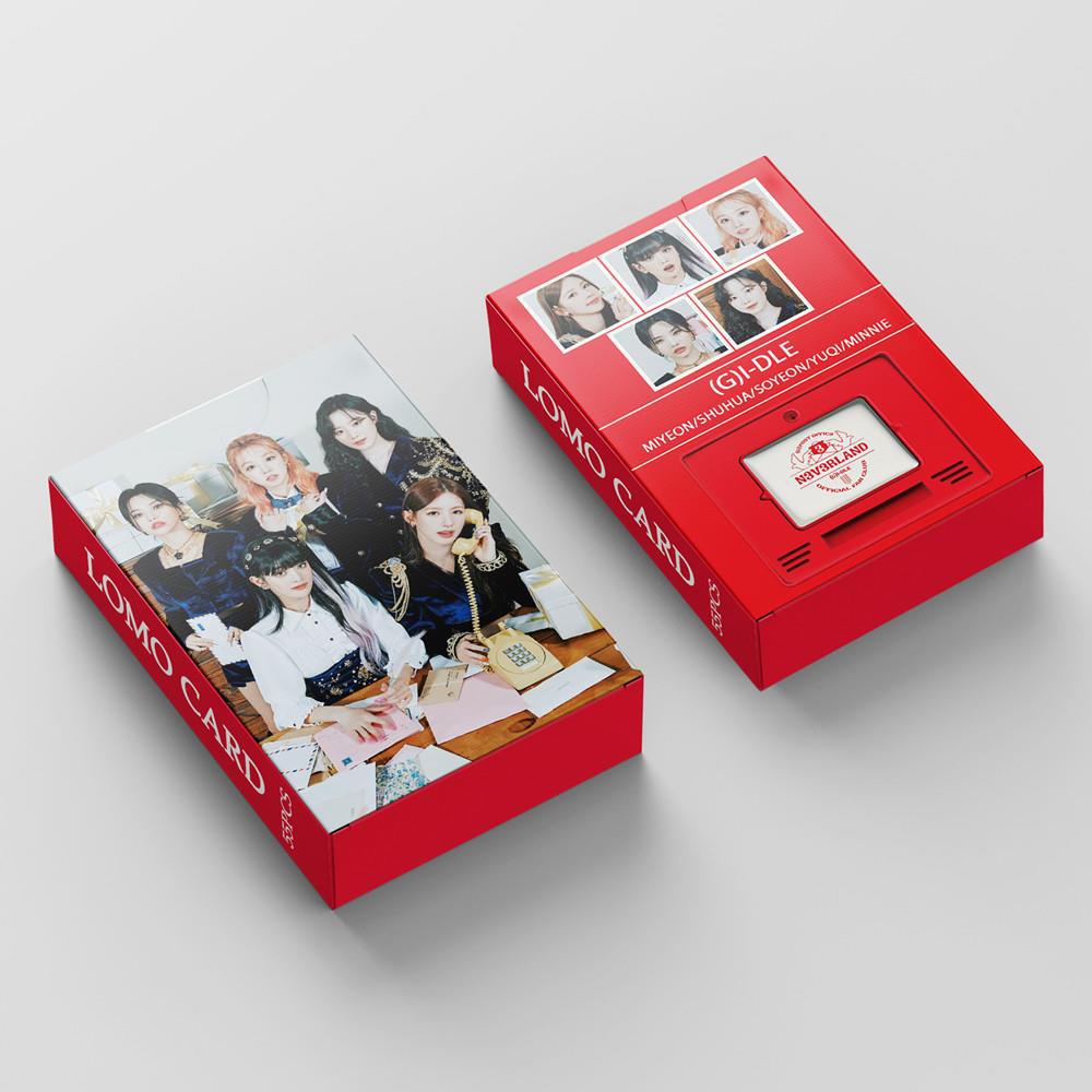 Set 55 Tấm Thẻ Ảnh Lomo In Hình Nhóm Nhạc Hàn Quốc