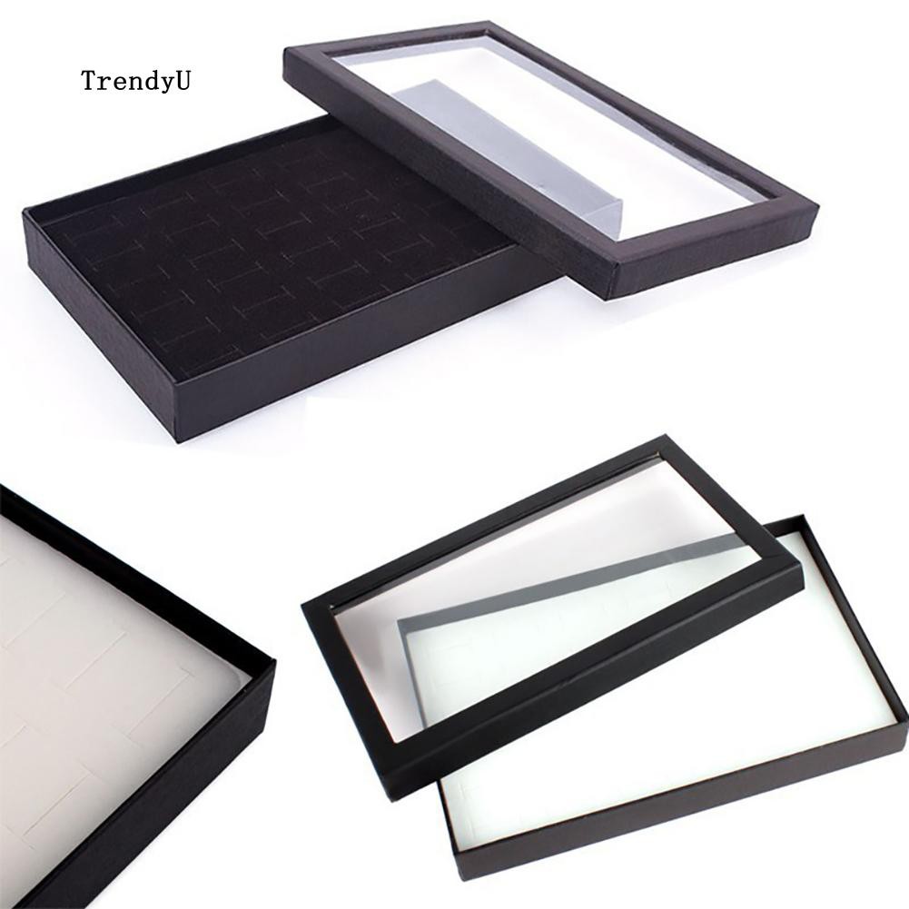 Giá Đỡ Trưng Bày Nhẫn 36 Ngăn Trong Suốt Tiện Dụng