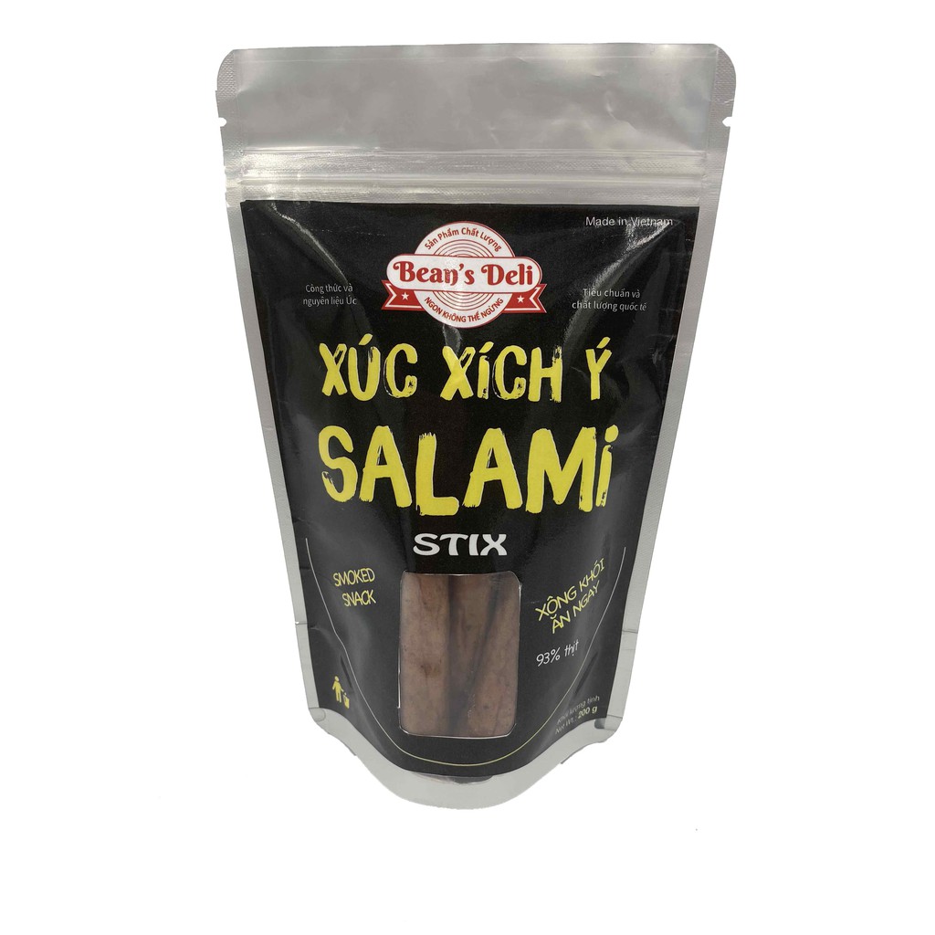 Xúc Xích Xông Khói Ý Salami Ăn Liền 200g