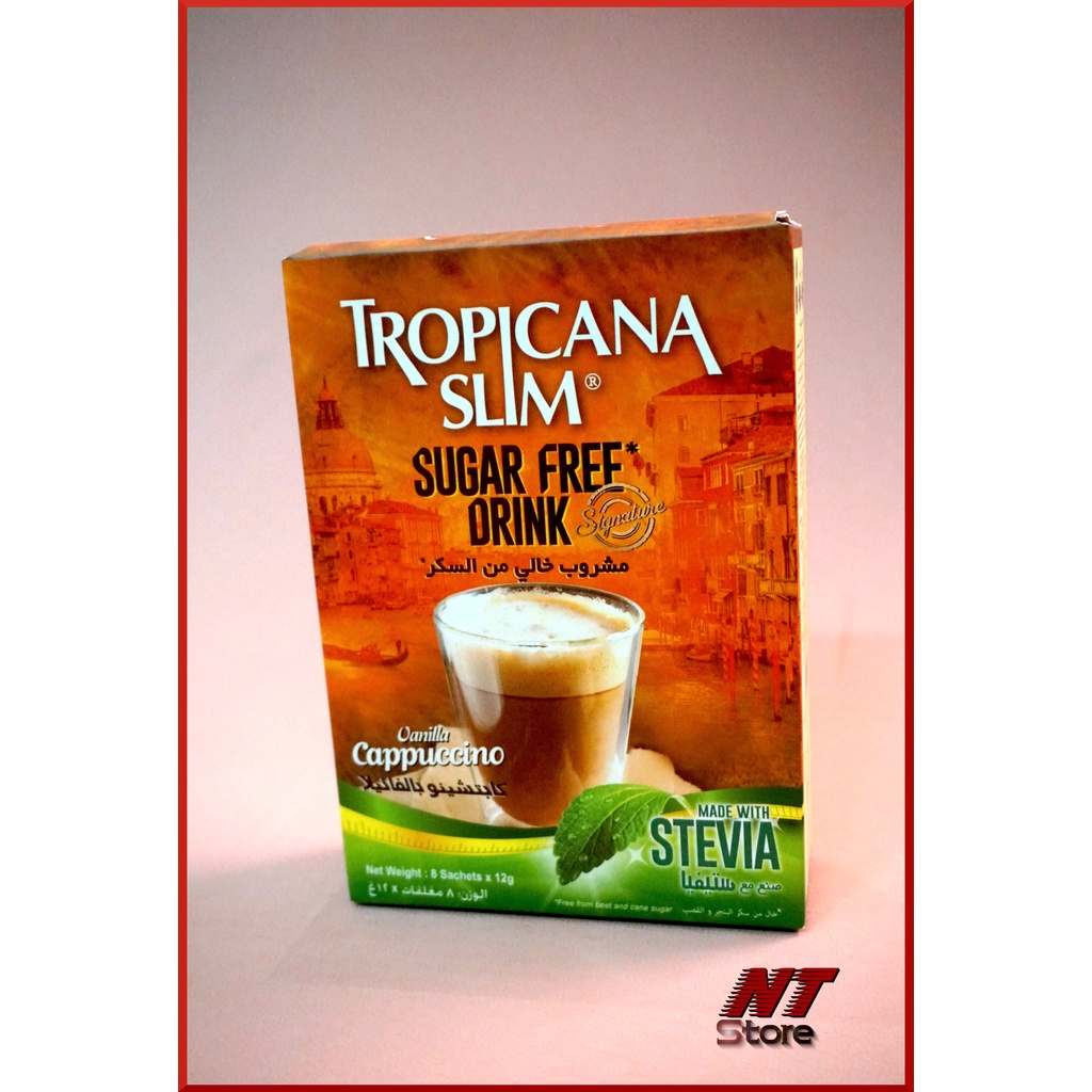 Cà phê ăn kiêng không đường Tropicana Slim, dùng trong tiểu đường, ăn kiêng