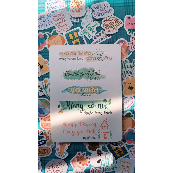 Sticker tựa bài ngữ văn lớp 12