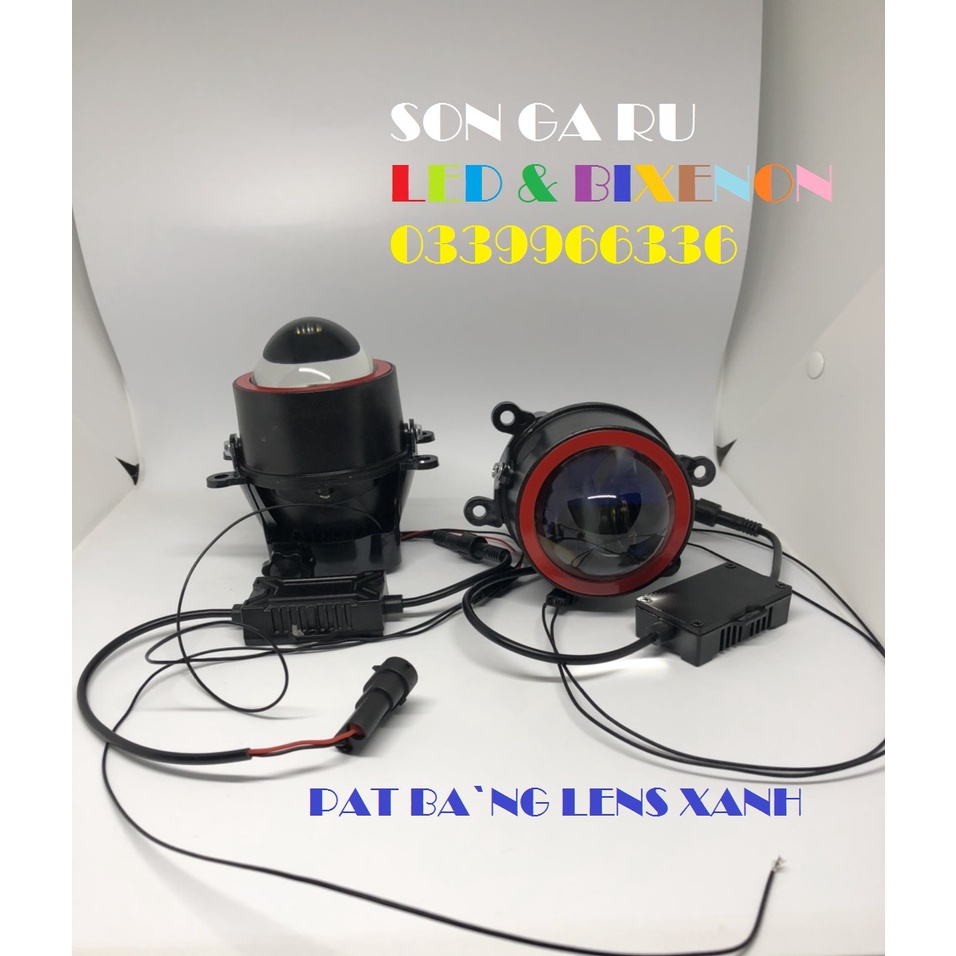 1 cặp đèn BiLED gầm 3 chế độ màu , 3 inch
