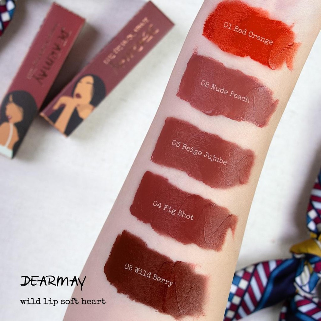 Son Kem Lì, Lên Màu Chuẩn, Mịn Mượt Như Nhung #Dearmay Breeze Velvet Lip Tint 4.4g