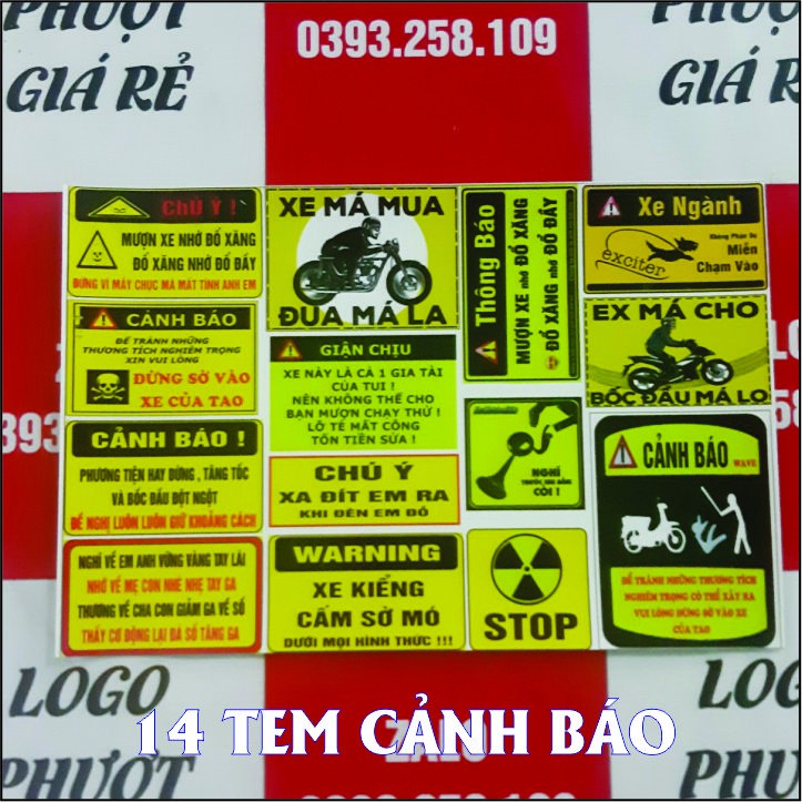 TEM CẢNH BÁO 14 LOGO