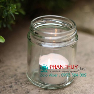 Hũ Thủy Tinh 220ml nắp Thiết
