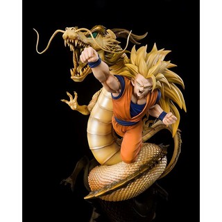 Mô hình Dragonball chính hãng - Goku ssj3 & Dragon Fist - Figurats Zero Bandai