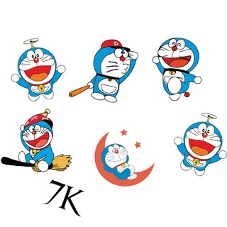 Cắm Doremon trang trí bánh kem